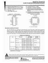 DataSheet SN74HCT138 pdf